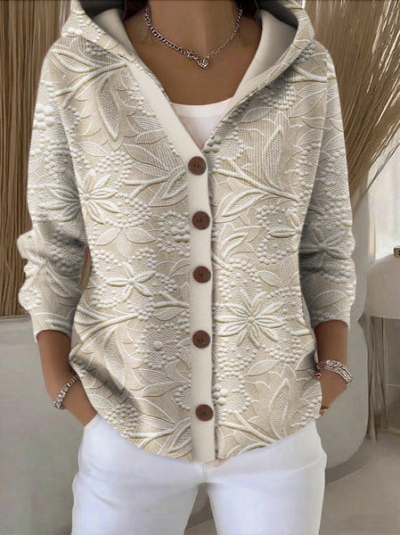 CHLOE | GILET À CAPUCHE PATCHWORK POUR FEMMES