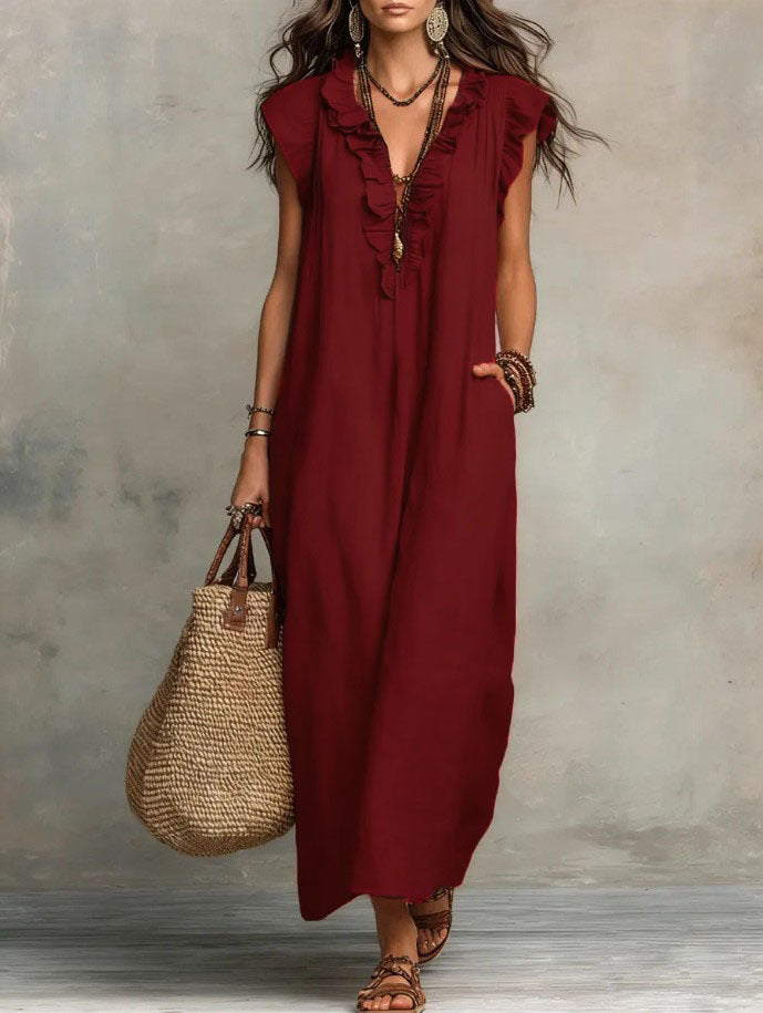 CHLOE | ROBE BOHÉMIENNE CHIC ET FLUIDE POUR FEMMES