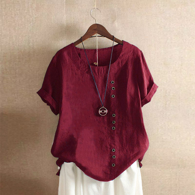 CHLOE | BLOUSE EN COTON À BOUTONS POUR FEMMES