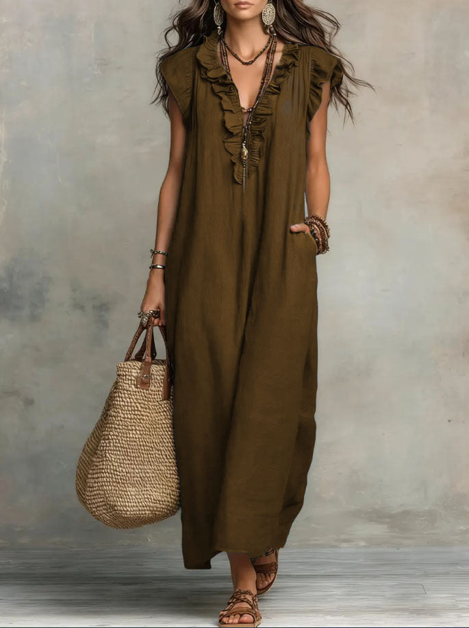 CHLOE | ROBE BOHÉMIENNE CHIC ET FLUIDE POUR FEMMES