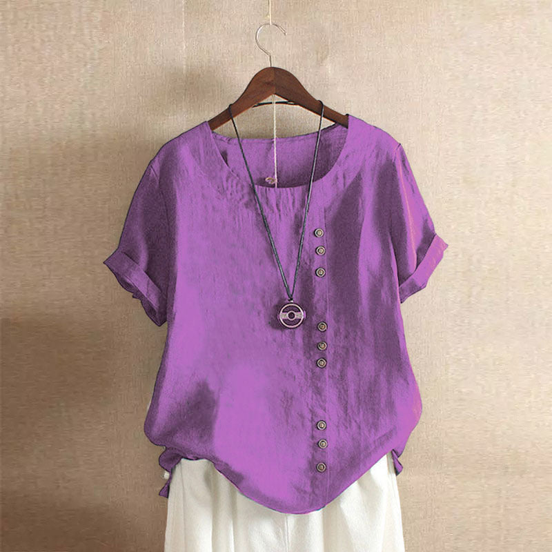 CHLOE | BLOUSE EN COTON À BOUTONS POUR FEMMES
