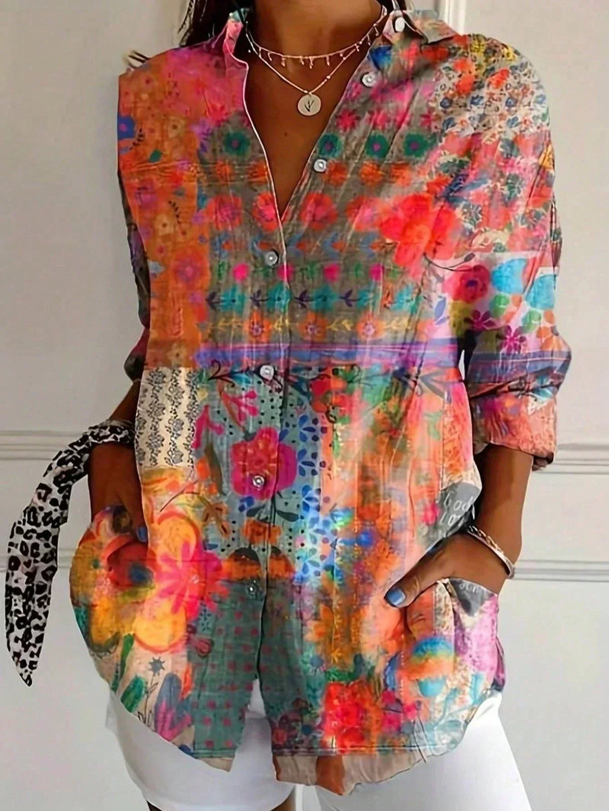CHLOE | BLOUSE IMPRIMÉE POUR FEMMES