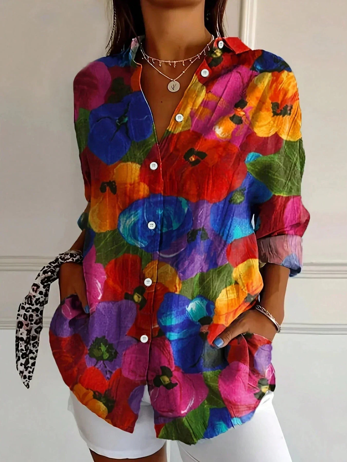 CHLOE | BLOUSE IMPRIMÉE POUR FEMMES
