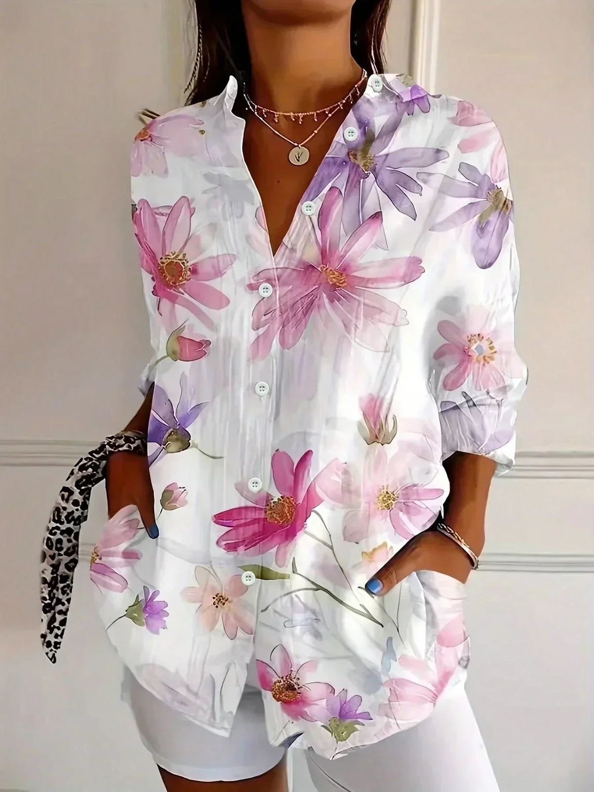 CHLOE | BLOUSE IMPRIMÉE POUR FEMMES