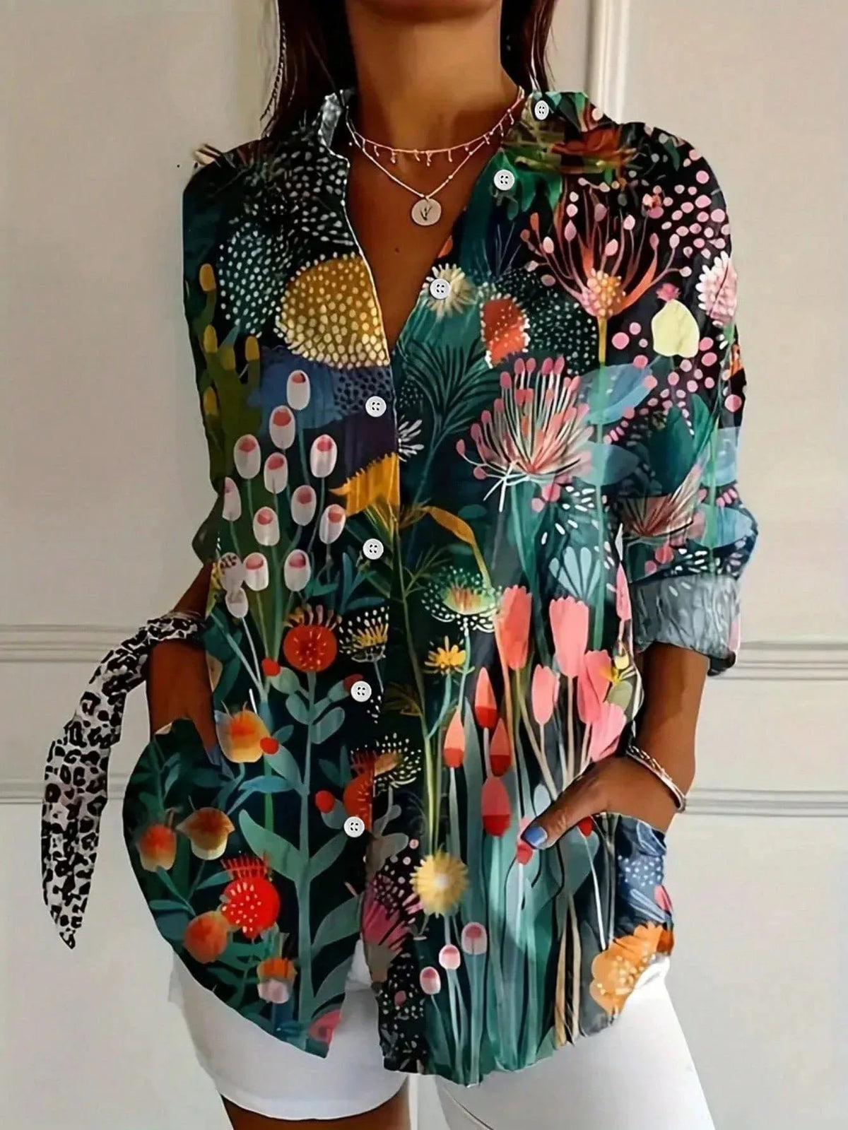 CHLOE | BLOUSE IMPRIMÉE POUR FEMMES