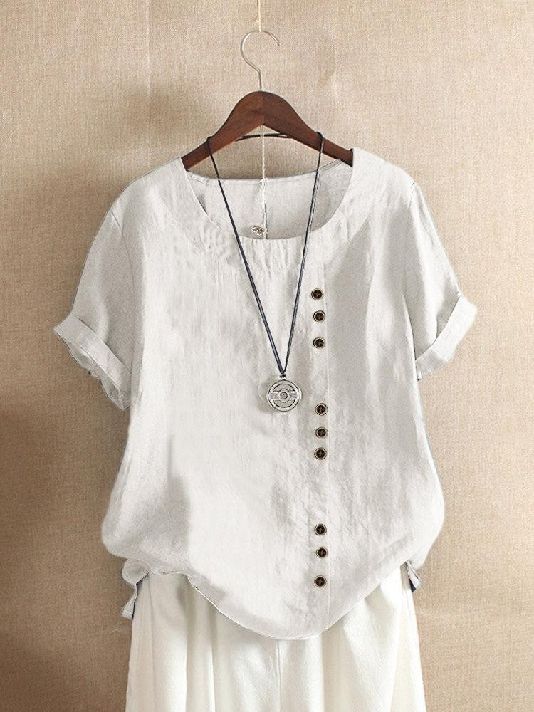 CHLOE | BLOUSE EN COTON À BOUTONS POUR FEMMES