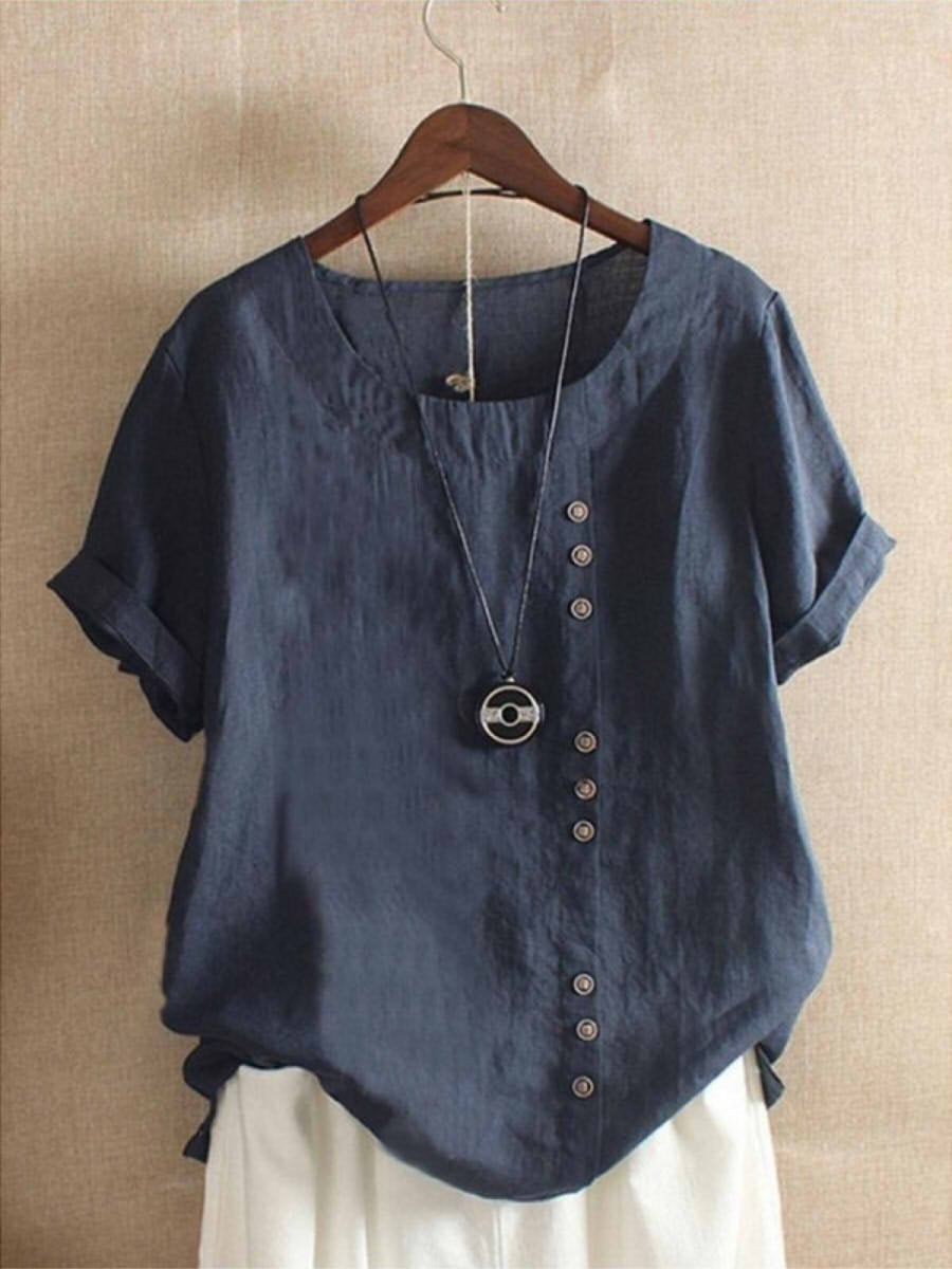 CHLOE | BLOUSE EN COTON À BOUTONS POUR FEMMES
