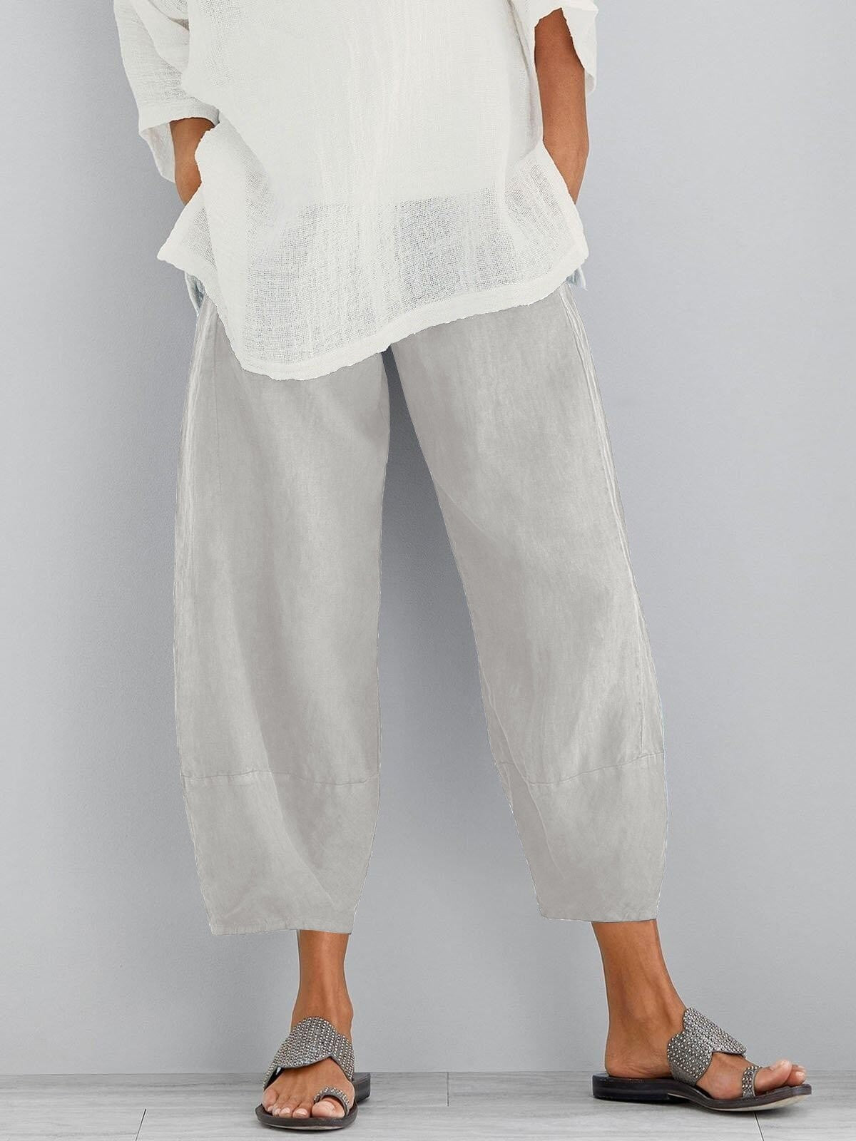 CHLOE | PANTALONS CROP EN COTON POUR FEMMES