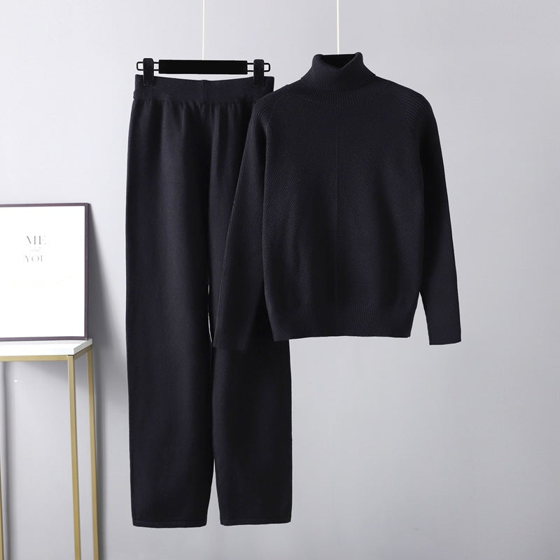 Chloé™ | Ensemble Deux Pièces Lounge En Tricot Torsadé