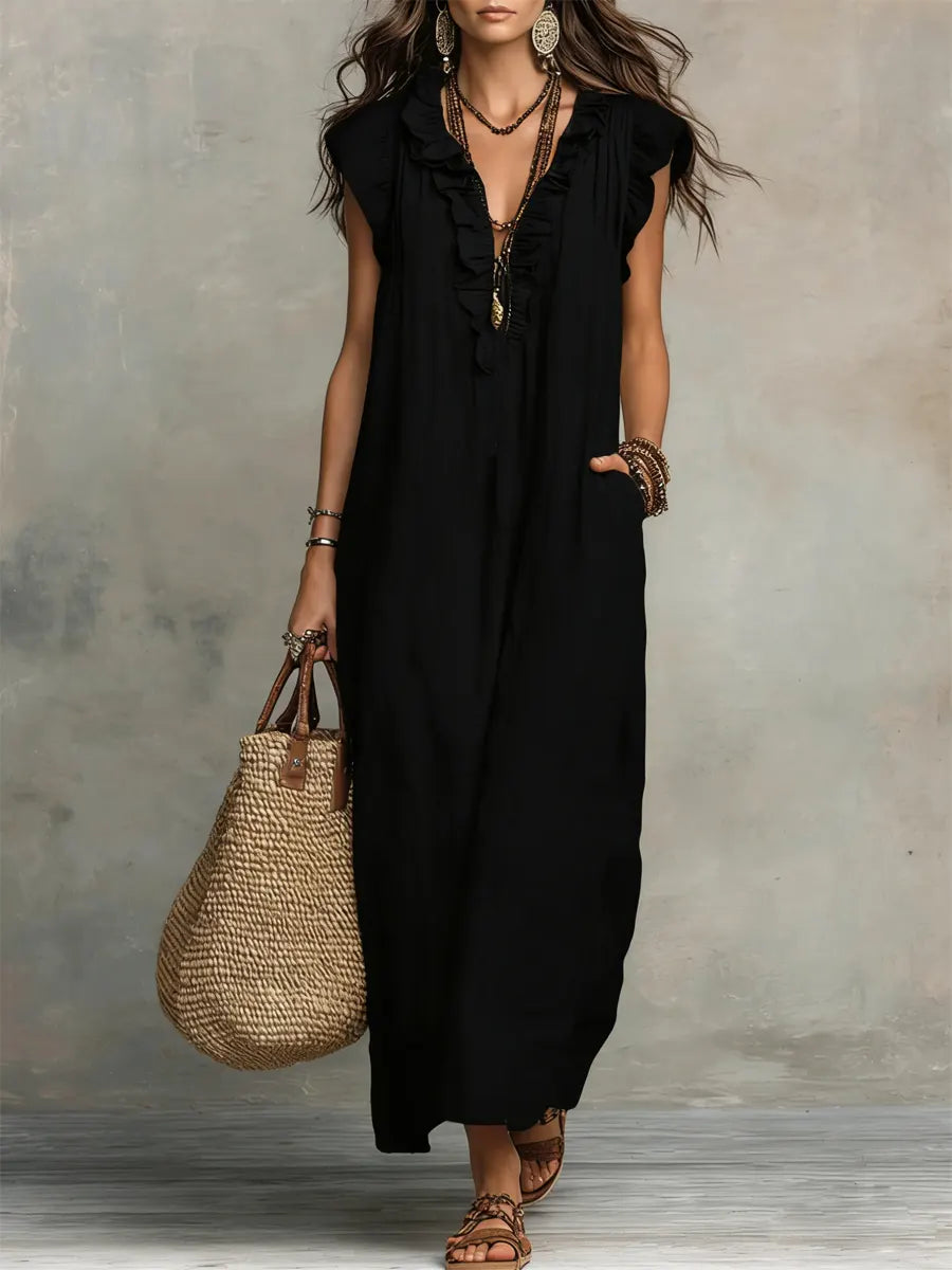 CHLOE | ROBE BOHÉMIENNE CHIC ET FLUIDE POUR FEMMES