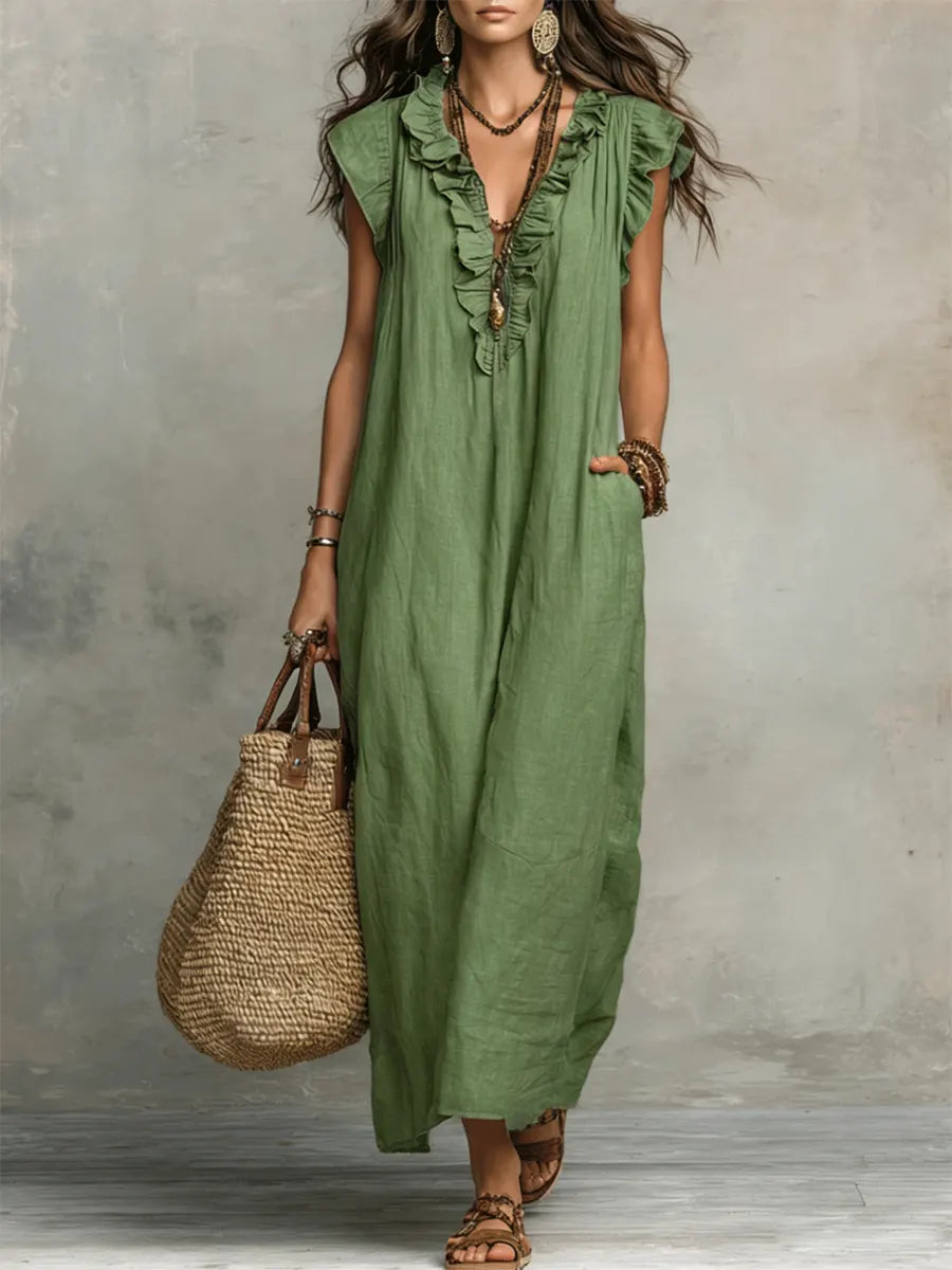 CHLOE | ROBE BOHÉMIENNE CHIC ET FLUIDE POUR FEMMES