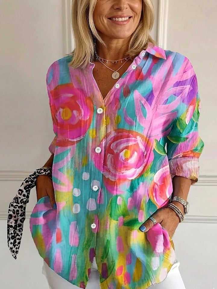 CHLOE | BLOUSE IMPRIMÉE POUR FEMMES